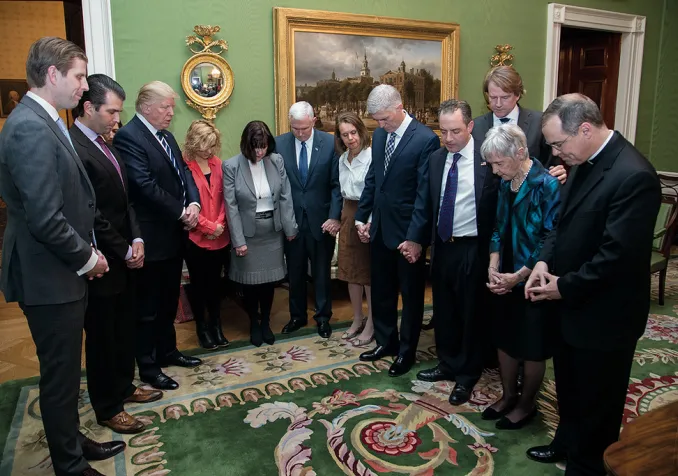 Trump, le champion des religieux ©Flickr / Official White House Photo, Shealah Craighead / Domaine public