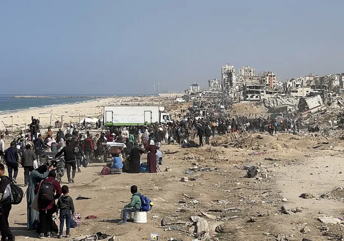 Des Palestiniens expulsés. ©Jaber Jehad Badwan, CC BY-SA 4.0 Wikimedia Commons