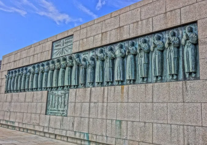 Le monument des vingt-six martyrs à Nagasaki ©Masoud Akbari, CC BY-SA 3.0 Wikimedia Commons