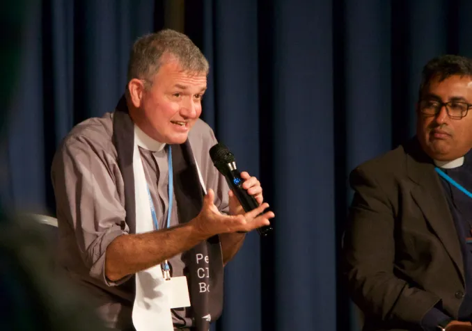 Fletcher Harper lors d’un événement en marge de la COP26 en 2021. Marcelo Schneider/COE