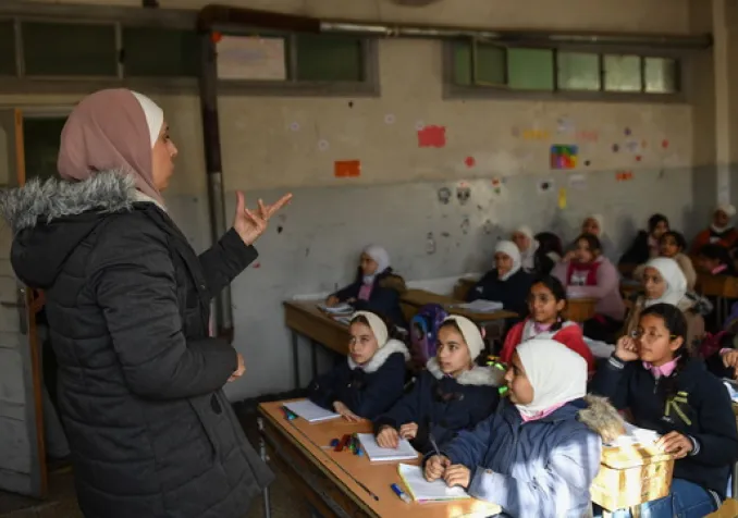 En Syrie, une école de Damas séparera les filles et les garçons ce qui inquiète les minorités religieuses KEYSTONE - HASAN BELAL