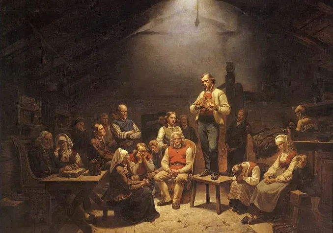 Les haugéens Adolph Tidemand, 1852