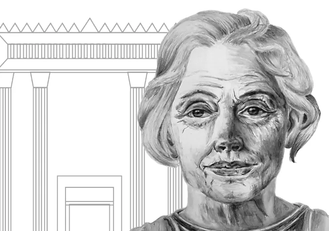 La prophétesse Anne, annonça publiquement la présence du Messie © Laura Fournier