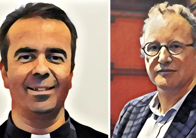 Pascal Desthieux & Jean-Marc Tétaz © Cath.ch / Réformés.ch