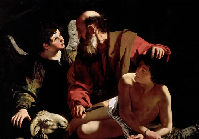 Le sacrifice d'Isaac par Caravage © Wikimedia Commons