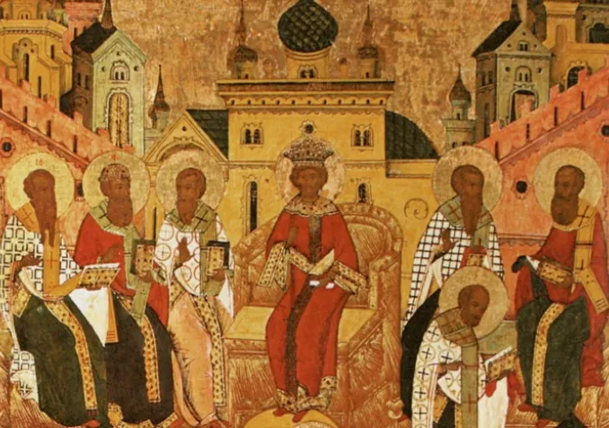 Icône symbolisant le concile de Nicée. ©Libre de droits