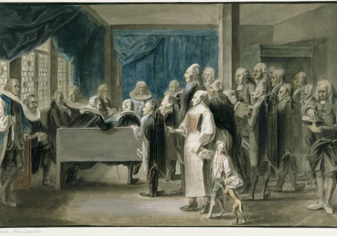 Heinrich Freudweiler, séance du tribunal matrimonial de Zurich, non daté. © Kunsthaus Zürich Heinrich Freudweiler, séance du tribunal matrimonial de Zurich, non daté. © Kunsthaus Zürich