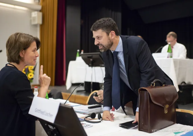 Gottfried Locher, ancien président de l'EERS, en 2018. Keystone