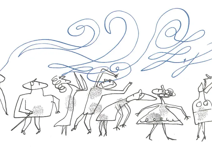 Une illustration de Serge Bloch tirée de «Jésus. l'histoire d'une parole». ©Serge Bloch, JÉSUS. L’histoire d’une Parole, Bayard, 2020