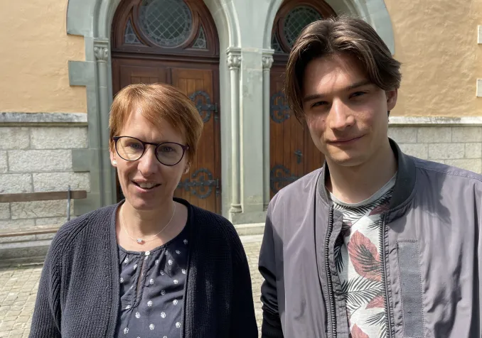 Les deux nouveaux pasteurs. © Protestinfo