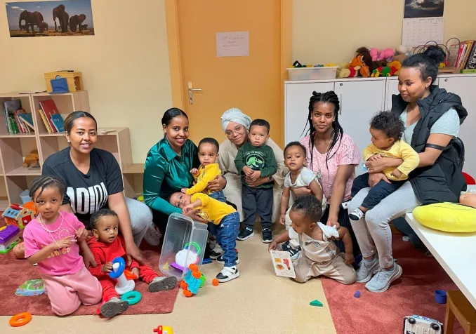 Un lieu d’accueil multiculturel et multilingue. ©Réjane Marti