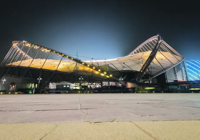 Le stade international de Khalifa, à Doha, Qatar © iStock