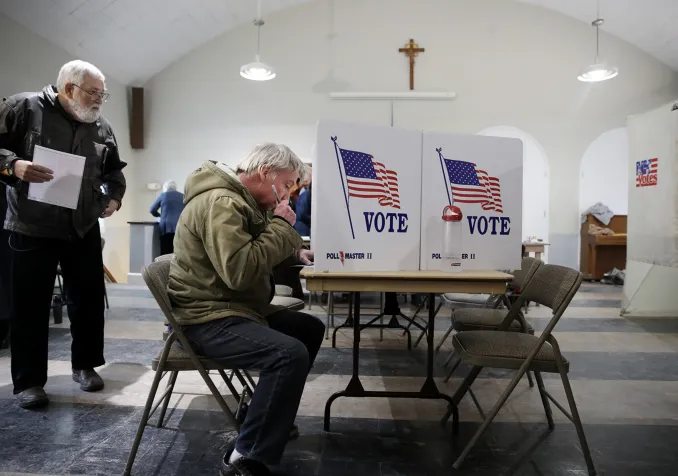 Aux Etats-Unis, des Eglises mettent à disposition leurs lieux pour faciliter l'accès au vote dans les quartiers pauvres. RNS / AP