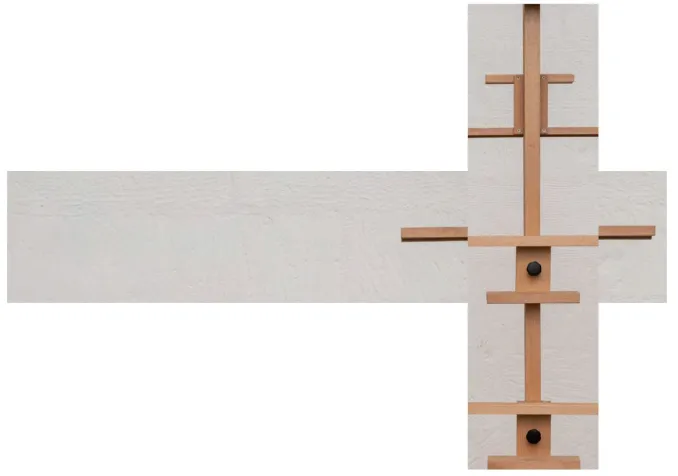 Installation d'Ignazio Bettua, photographie de Claude Bornand © 2022 Éditions Ouverture et OPEC 