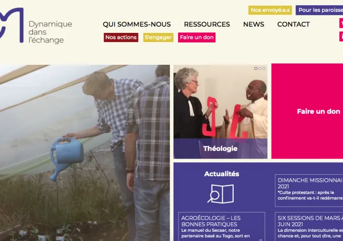 Nouveau site de DM dès le 01.01. 2021