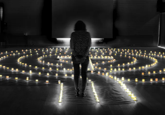 Le Labyrinthe de lumière, à découvrir à Prilly et Lausanne. © DR
