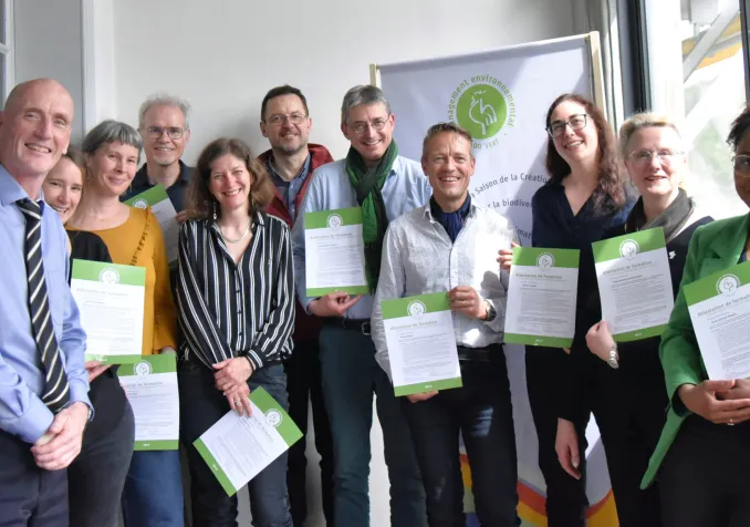 Les diplômé·e·s de la première volée francophone de conseiller·é·s en management environnemental pour les paroisses |© Raphaël Zbinden Les diplômé·e·s de la première volée francophone de conseiller·é·s en management environnemental pour les paroisses |© Raphaël Zbinden