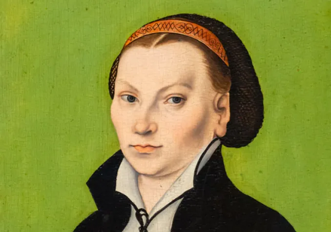 Katharina von Bora par Lucas Cranach (env. 1527), Musée national, Stockholm