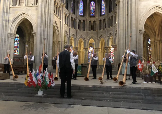1er Août à la cathédrale de Lausanne ©Line Dépraz