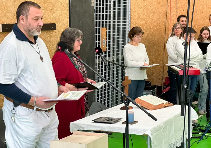 Célébration oecuménique à la prison de la Croisée à Orbe (©DR)