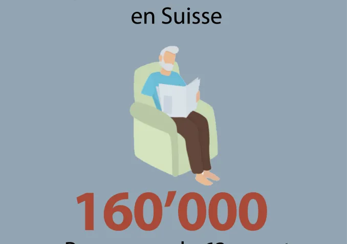 2,1 Mios, c'est le nombre de personnes âgées de plus de 60 ans en Suisse.