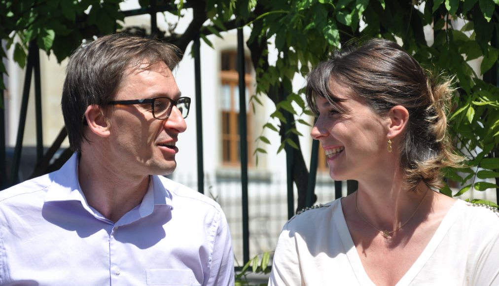 Gilles Bourquin et Élise Perrier en 2016, lors de leur nomination à la tête de «Réformés» Gilles Bourquin et Élise Perrier en 2016, lors de leur nomination à la tête de «Réformés» / @CER Médias Réformés Sàrl