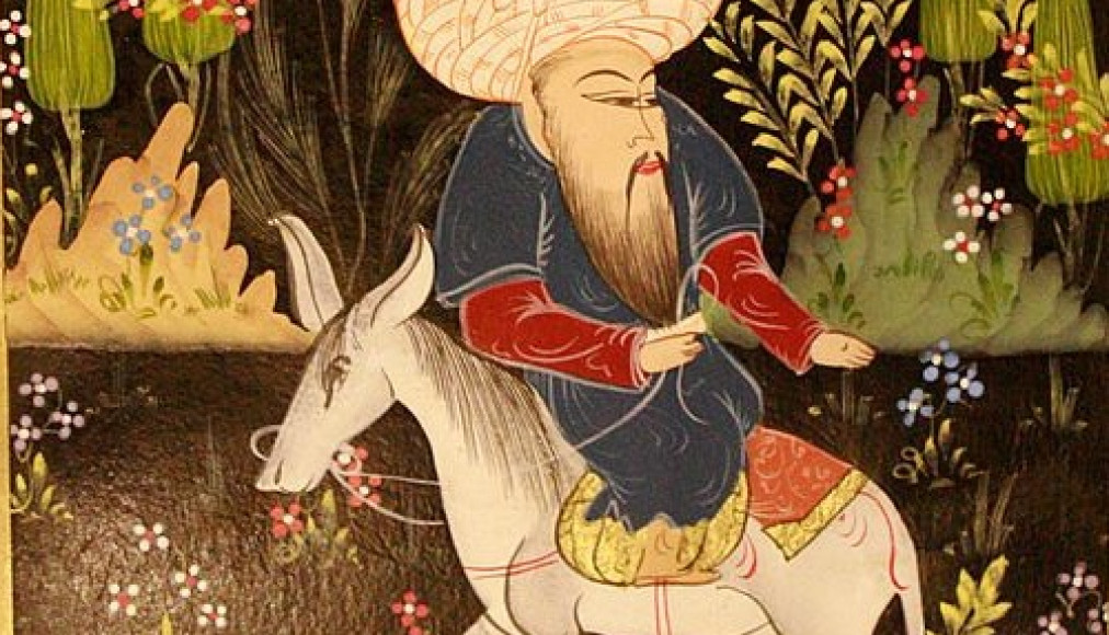 Miniature de Nasreddin, artiste inconnu, 17e siècle Miniature de Nasreddin, artiste inconnu, 17e siècle / ©Domaine public