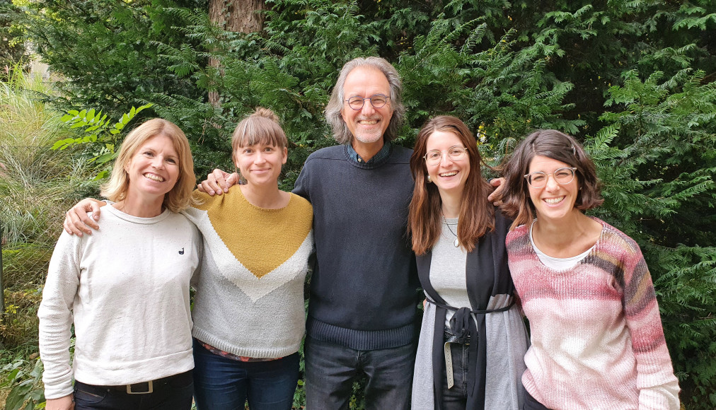 L’équipe du Laboratoire de transition intérieure: Dorothée Thévenaz Gygax, Natacha Forte, Michel Maxime Egger, Alexia Rossé, Hélène Bourban L’équipe du Laboratoire de transition intérieure: Dorothée Thévenaz Gygax, Natacha Forte, Michel Maxime Egger, Alexia Rossé, Hélène Bourban / © PPP