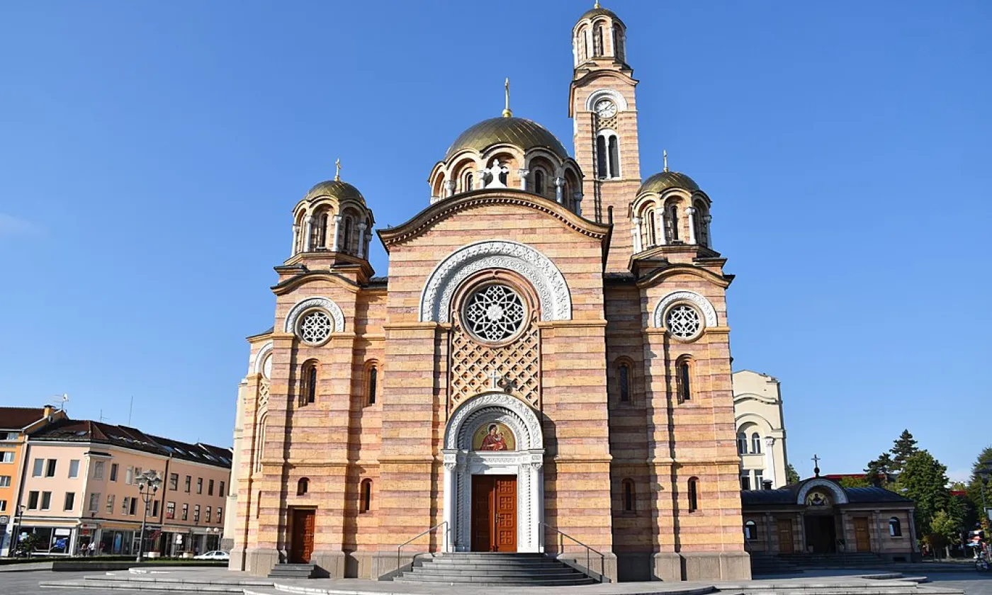 Cathédrale orthodoxe du Christ-Sauveur à Banja Luka en Bosnie-Herzégovine ©Vasyatka1, CC BY-SA 4.0 Wikimedia Commons