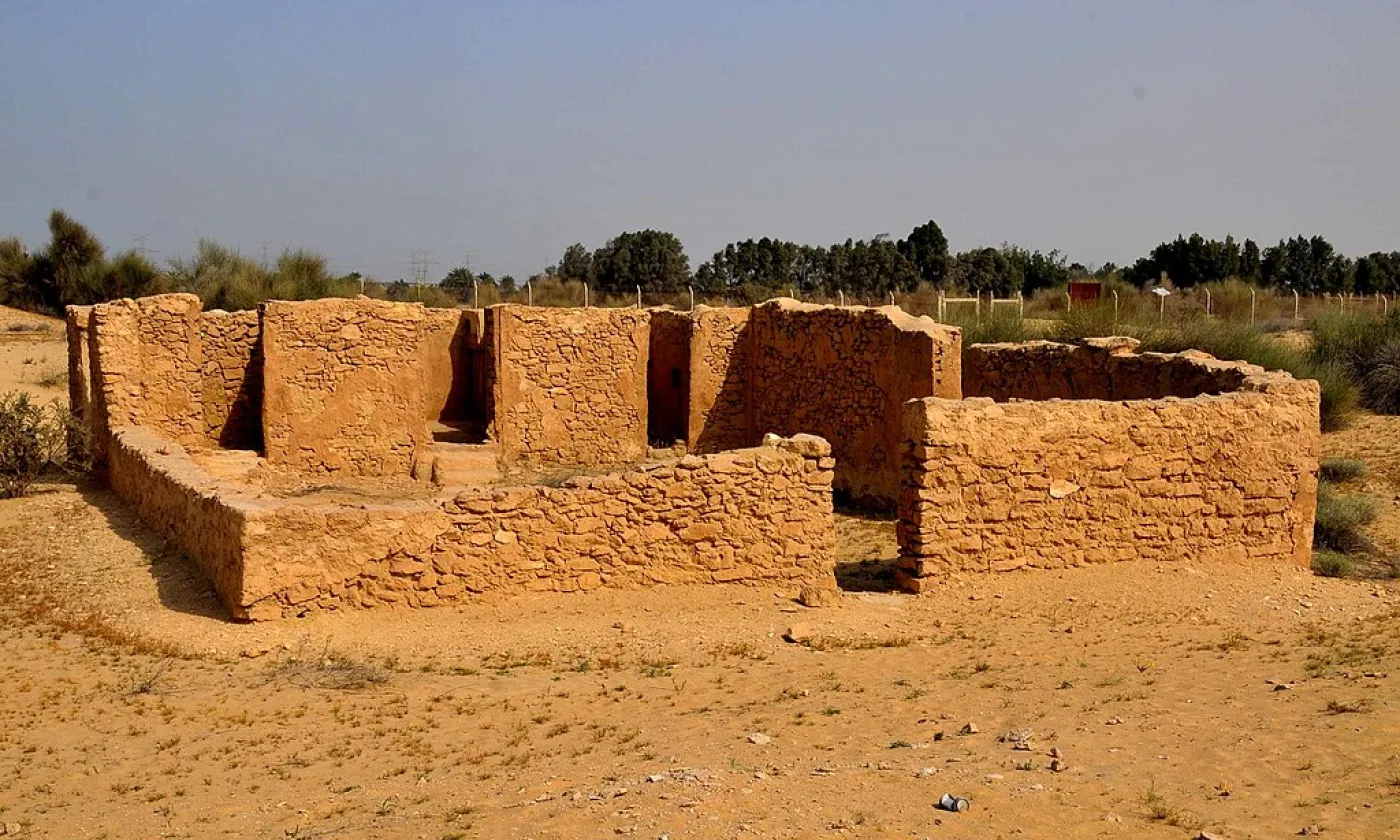 L'église de Jubail, ancienne église nestorienne (IVe siècle) située près d'Al-Jubayl, en Arabie saoudite. ©Harold Brockwell, CC BY-SA 3.0 Wikimedia Commons