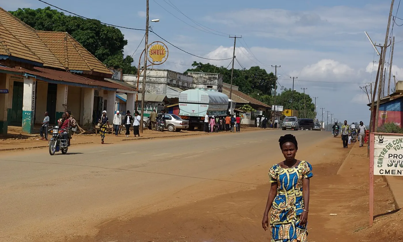 La route principale de Beni, République démocratique du Congo ©Razdagger, CC BY-SA 3.0, Wikimedia Commons