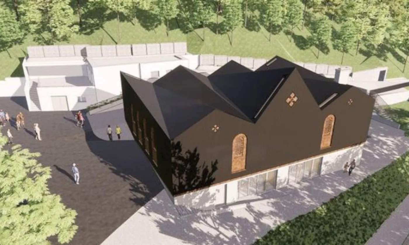 Le projet architectural de la première église érythréenne de Suisse, qui sera construite à Lausanne.