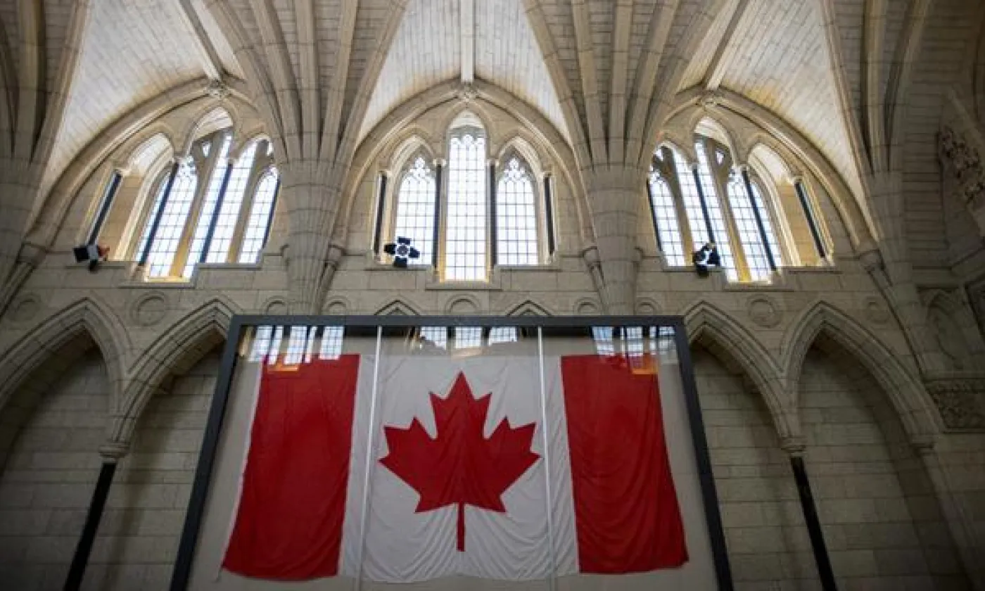 Le drapeau canadien. KEYSTONE - JUSTIN TANG