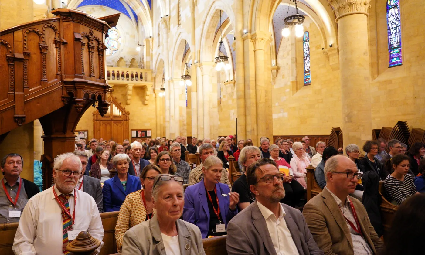 Culte à la Collégiale de Neuchâtel, 9 juin 2024, accueillant le synode de l'EERS ©EERS