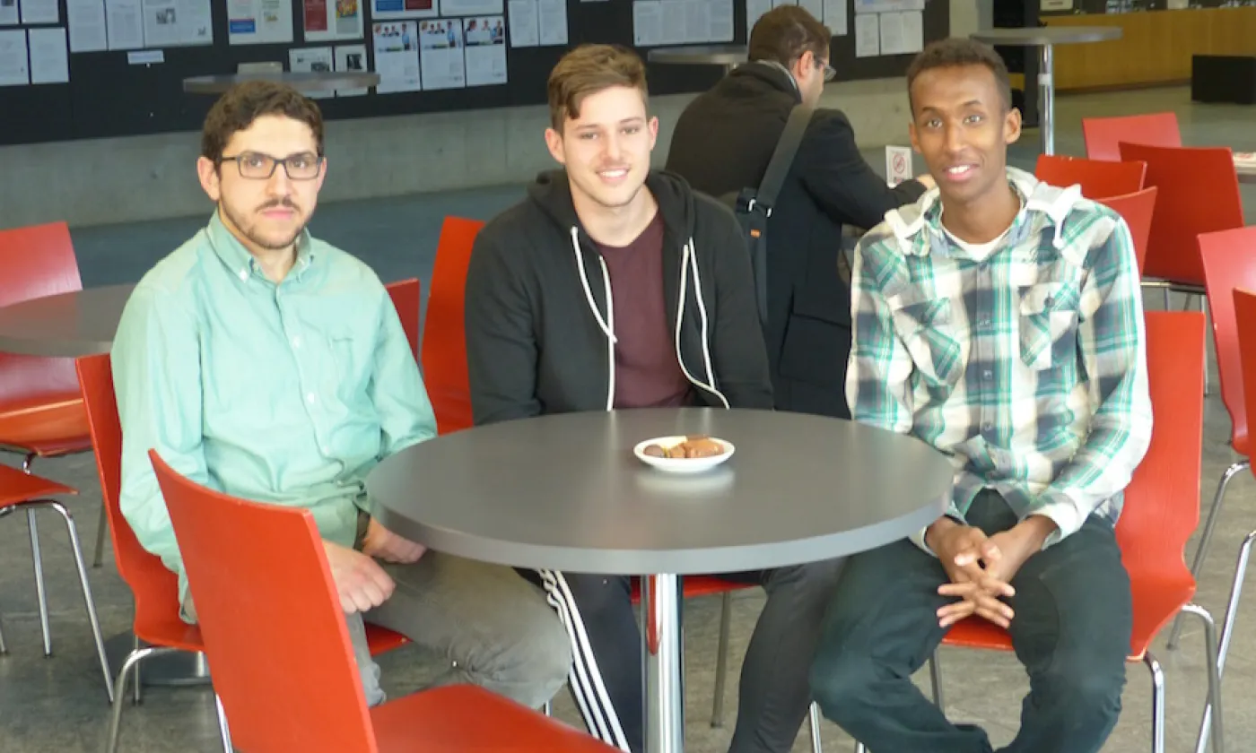 Saad, Ilyas et Malik © Aline Jaccottet