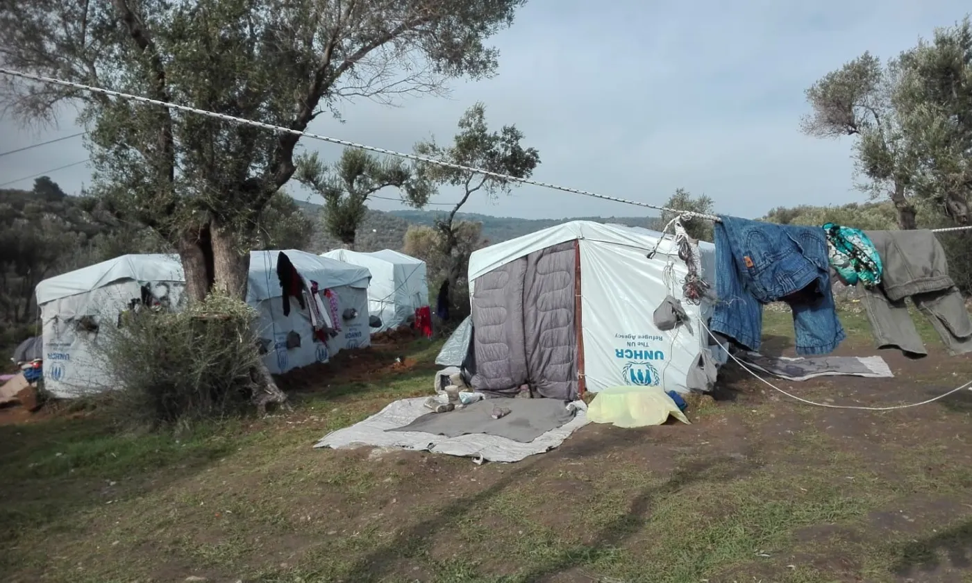Camp de réfugiés sur l'île de Lesbos ©Gabrielle Desarzens/RTSreligion