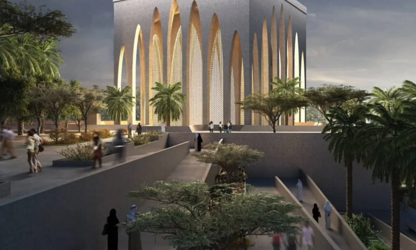 La maquette du site. © Adjaye Associates