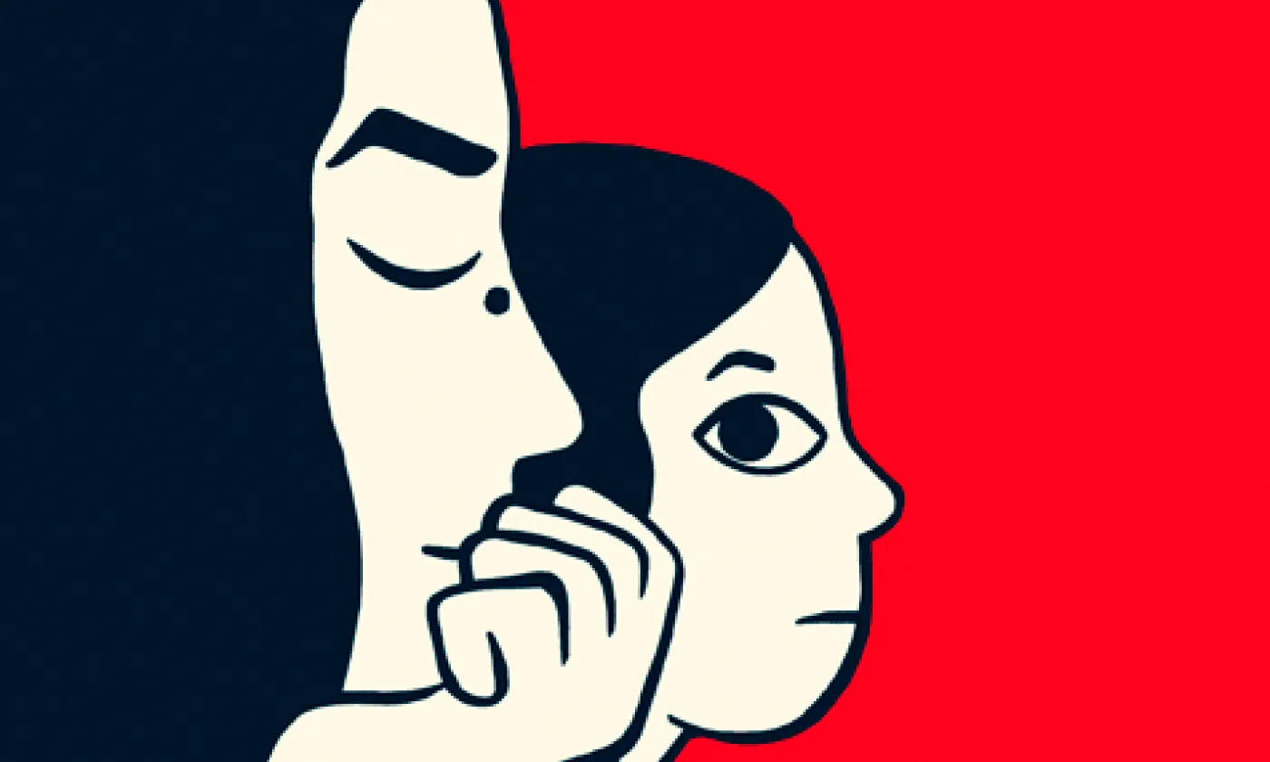 Extrait de la couverture de la bande dessinée "Persépolis" de Marjane Satrapi ©Editions L'Association