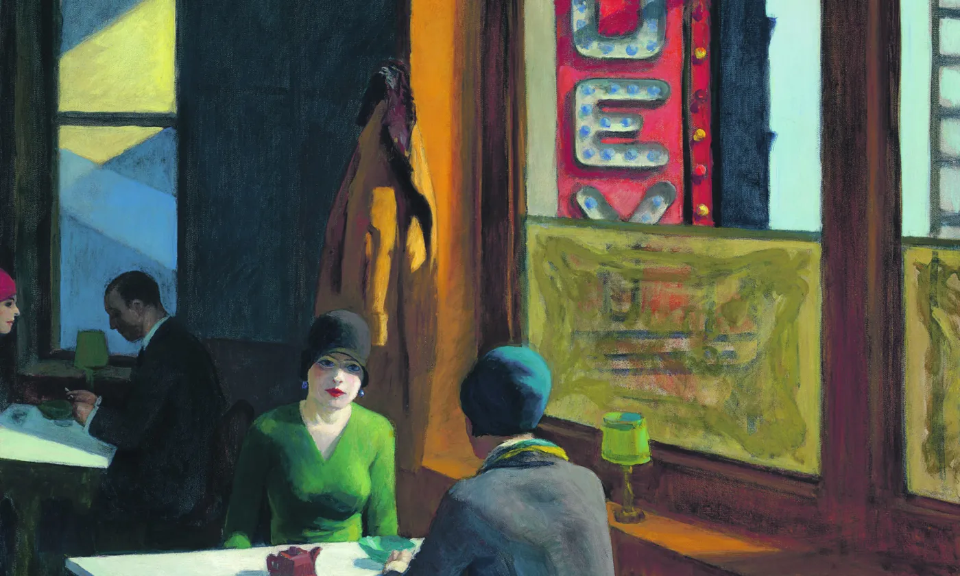 Chop Suey», Edward Hopper, 1929. © Heirs of Josephine N. Hopper / 2025, ProLitteris, Zurich