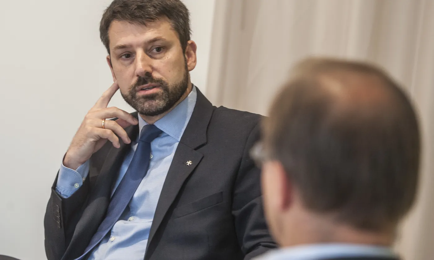 Gottfried Locher et Andreas Walker (de dos) ©DR