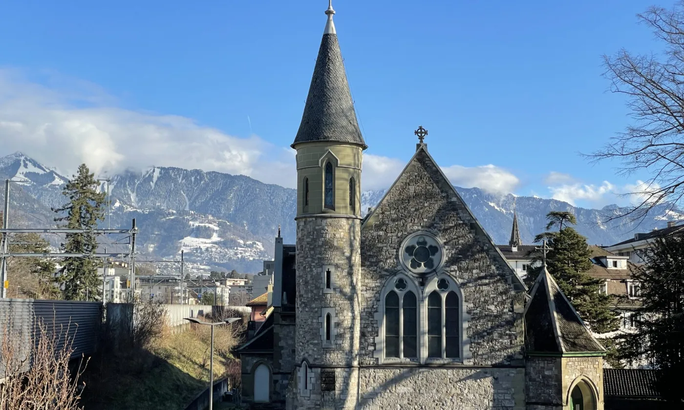 (c) All Saints Anglican church in Vevey
