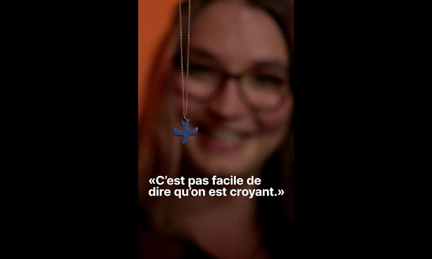 Emie: "C'est pas facile de dire qu'on est croyant." ©RTSreligion