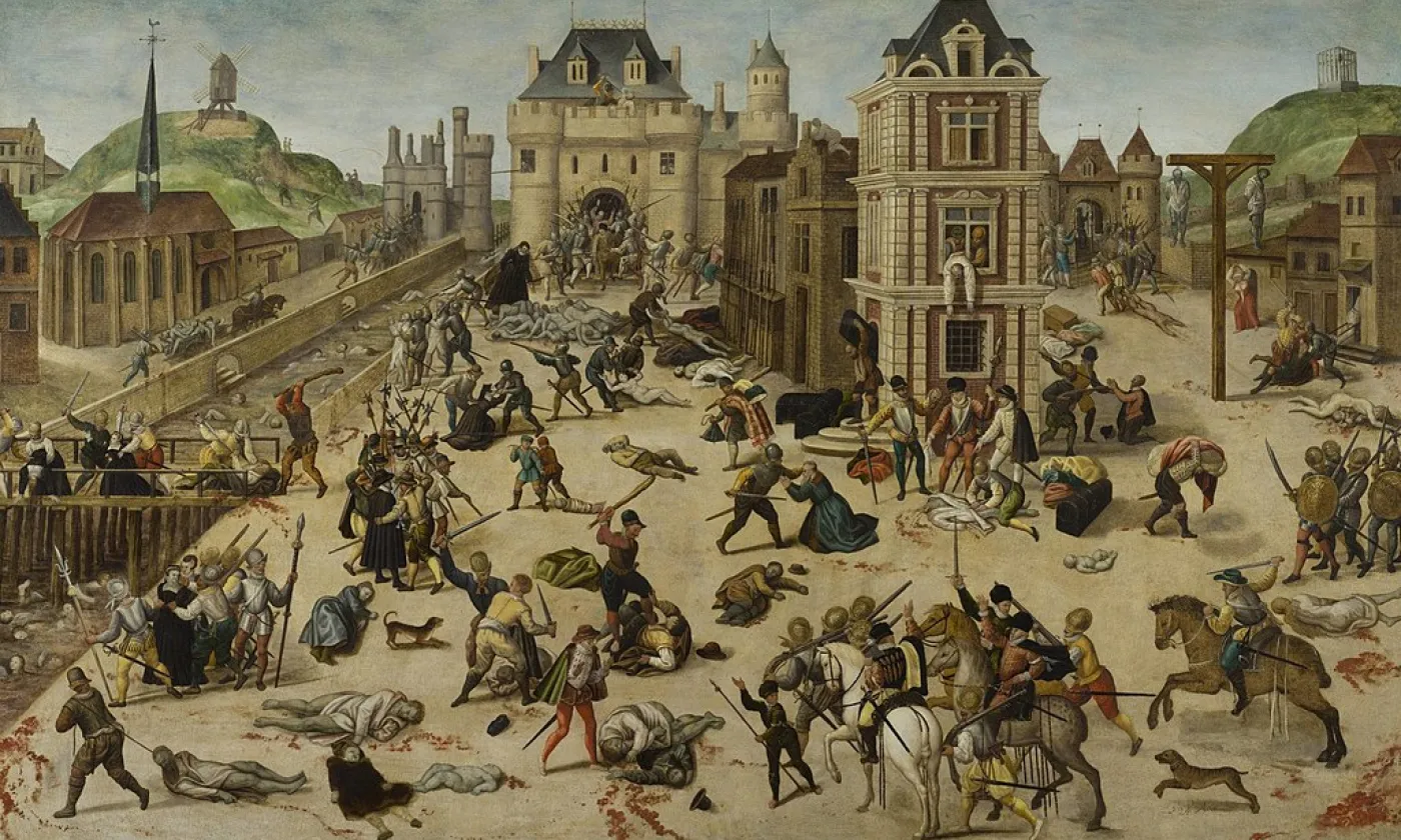 Le massacre de la Saint-Barthélemy, par François Dubois ©Public domain, via Wikimedia Commons