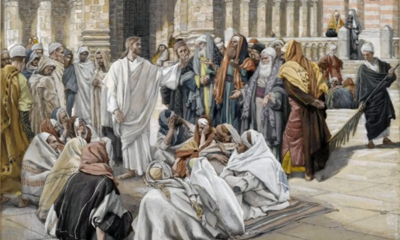"Les pharisiens questionnent Jésus", tableau de James Tissot Wikimedia Commons / Brooklyn Museum
