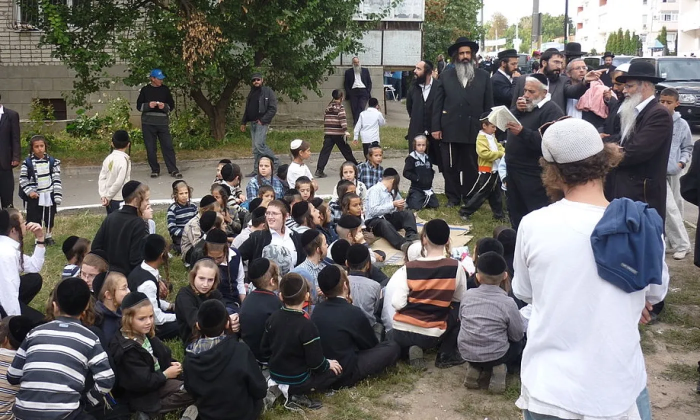 La communauté hassidique d'Ouman, en Ukraine ©Вальдимар, CC BY-SA 3.0 Wikimedia Commons