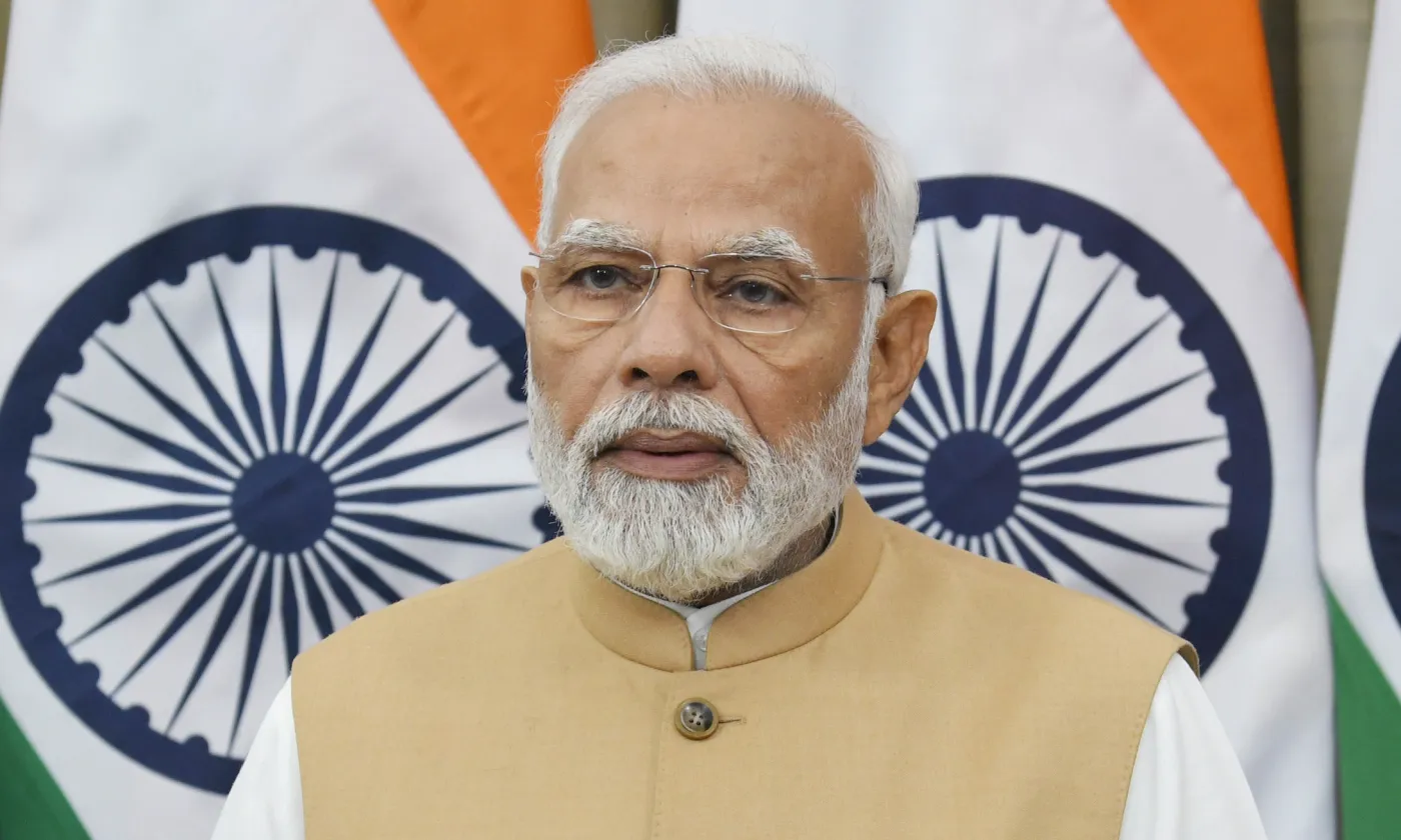 Narendra Modi, février 2023 ©Prime Minister's Office (GODL-India), Wikimedia Commons
