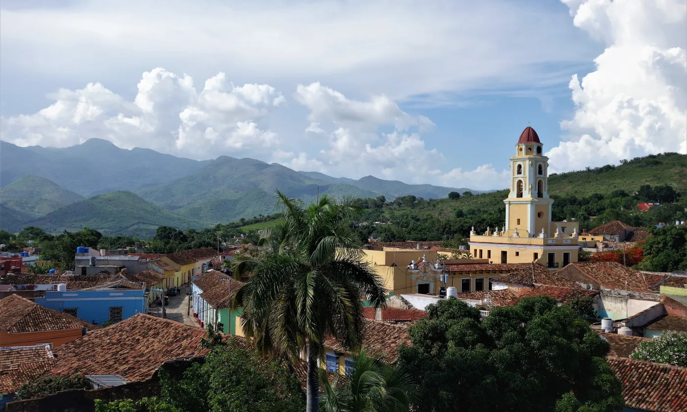 Vue sur la ville cubaine de Trinidad et son ancien couvent. © Pixabay