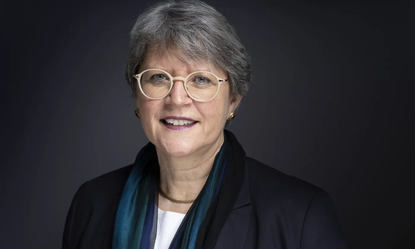 Entre éthique protestante et identité zurichoise, la présidente de l’Eglise évangélique réformée de Suisse Rita Famos réagit à la débâcle de la deuxième banque nationale. Keystone