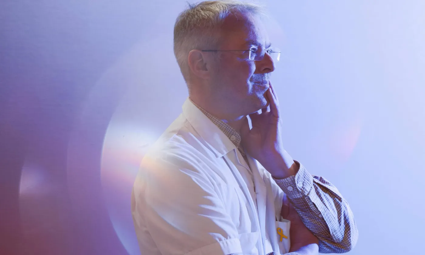 François Rouiller est accompagnant spirituel au CHUV Nora Teloun / Le Temps