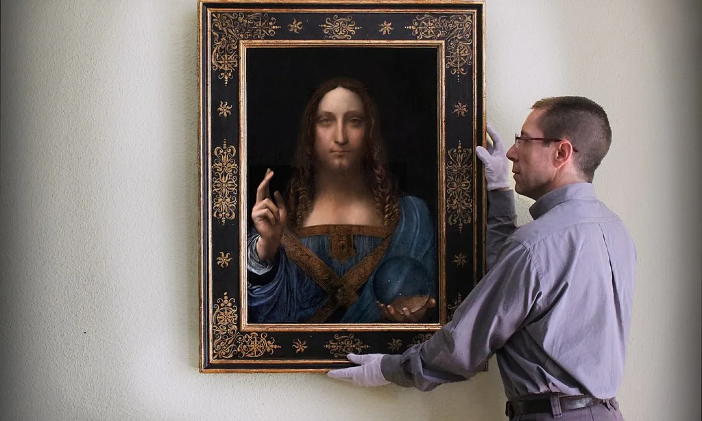 Le tableau Salvator Mundi par Léonard de Vinci @Wikimedia Commons (CC BY-SA 4.0 / MGRANAI)